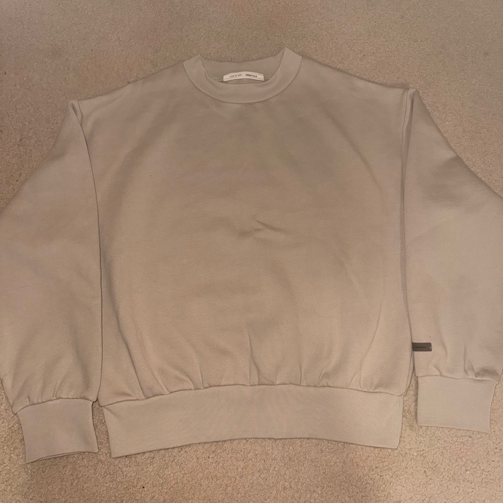 Fear of God Cream Crewneck Sweater - Never Worn